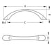 Drawing of Furniture Handle