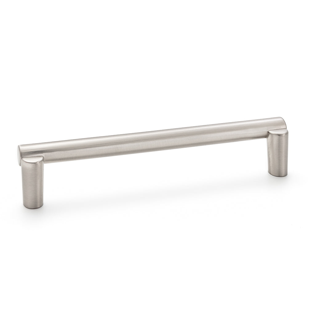 Furniture Handle in nickel plated, brushed