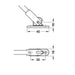 Dimensional Drawing Flap Fitting