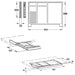 Dimensional Drawing of Extending Tray