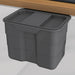 Bio bin in dark grey