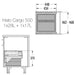 Dimensional Drawing of Hailo Cargo for 500mm width cabinets