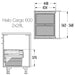 Dimensional Drawing of Hailo Cargo for 600mm cabinets