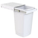 Picture of Hideaway Waste Bin Compact Soft-Close, white bin, 50 litre capacity, handle pull