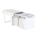 Hideaway hidden waste bin, base mounted, robust under sink solution