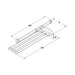 Hailo Alu-Line Towel Rail - 3 Arms