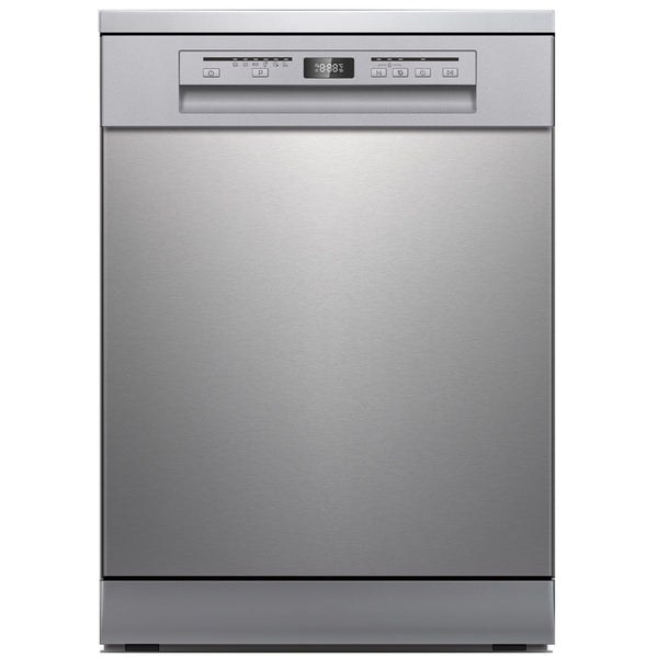 Picture of Freestanding Dishwasher in stainless steel finish with button control and LED display