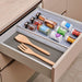 Cuisio Drawer Insert for Spice Jars in a white translucent finish