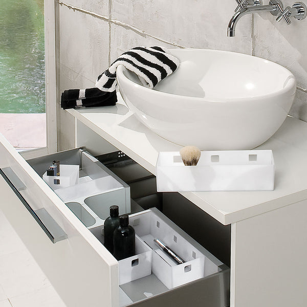 Ninka Banio Storage Trays in Bathroom Drawers