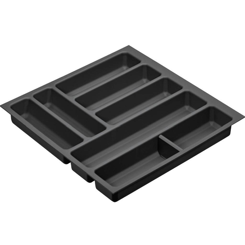 Grip Cutlery Tray Drawer Insert in Anthracite