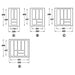 Dimensions of the Basic Cutlery Tray Drawer Organizer