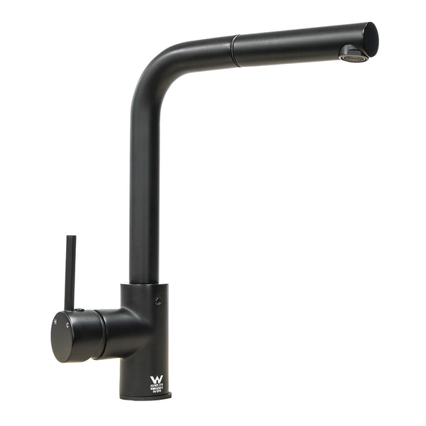 Black Flat Mixer Tap