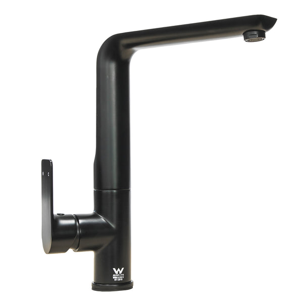 Black Flat Mixer Tap