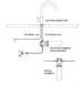 Dimensional drawing for Harsh water filtration system