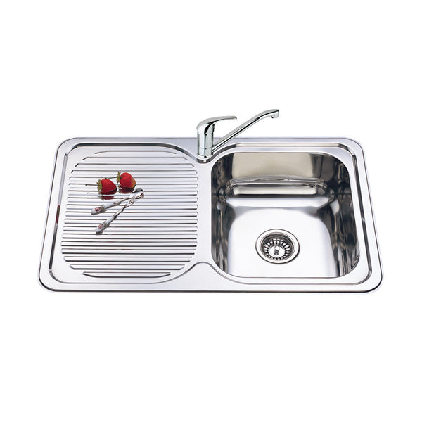 SINGLE BOWL SINK L/H DRAINER