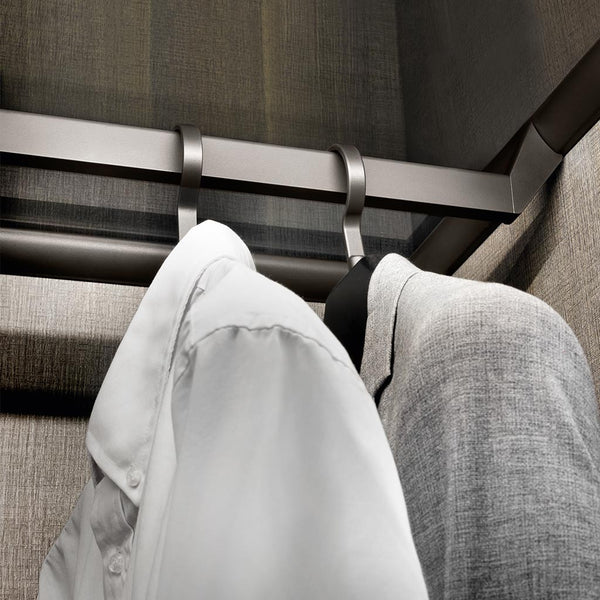 WARDROBE RAIL END SUPPORT BROWN | Hafele Home – HAFELE HOME