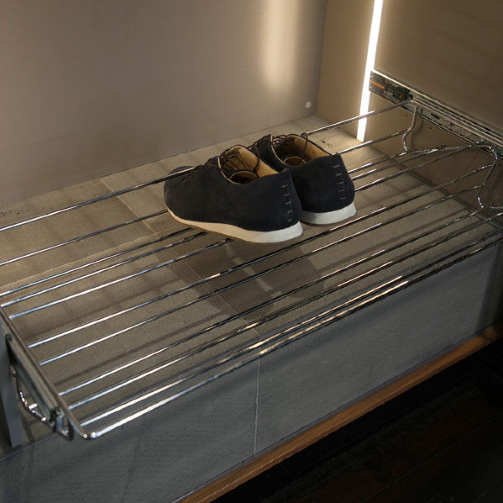 Installed Wardrobe Starax Pull-out Shoe Rack