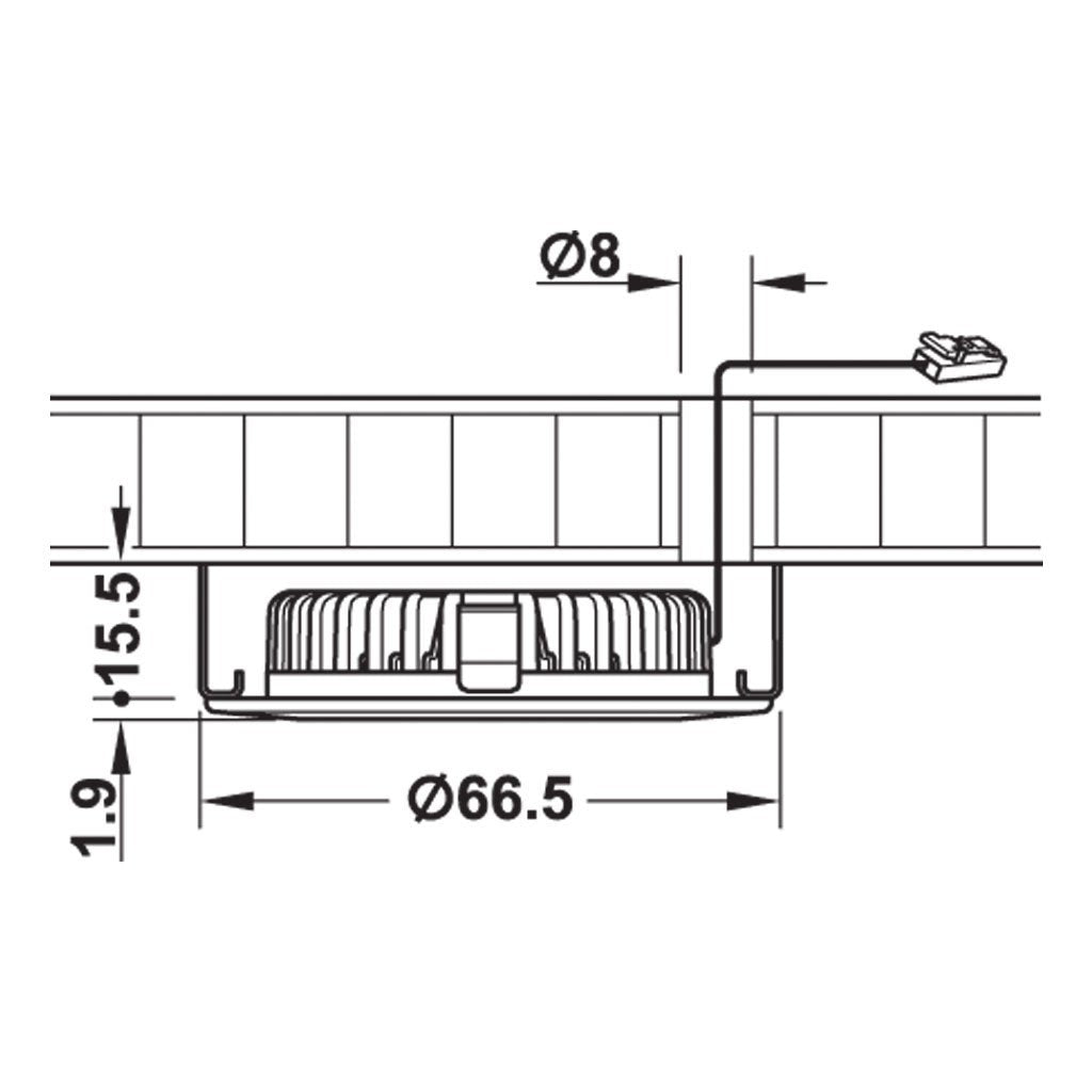 Surface Mounting Housing for LOOX LED 2020