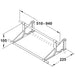 Dimensions for shoe rack for installation in shoe cupboard: 510 - 940 mm width