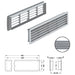 Dimensions of Ventilation Grill