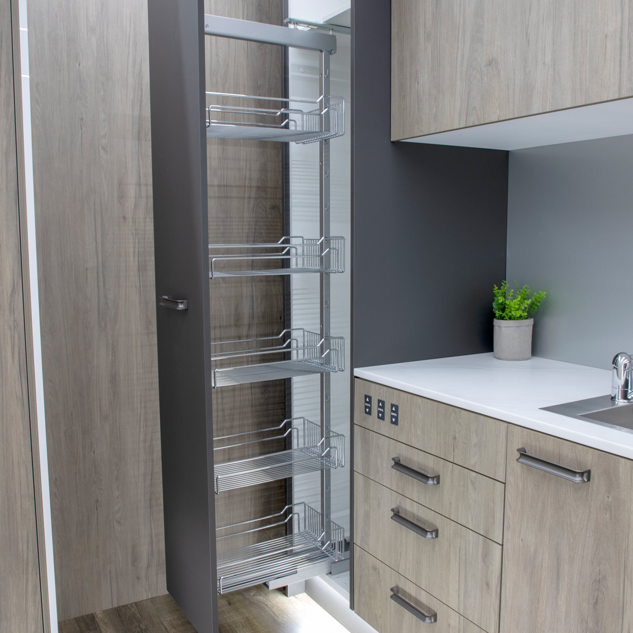 Pull-Out Pantry by Hafele