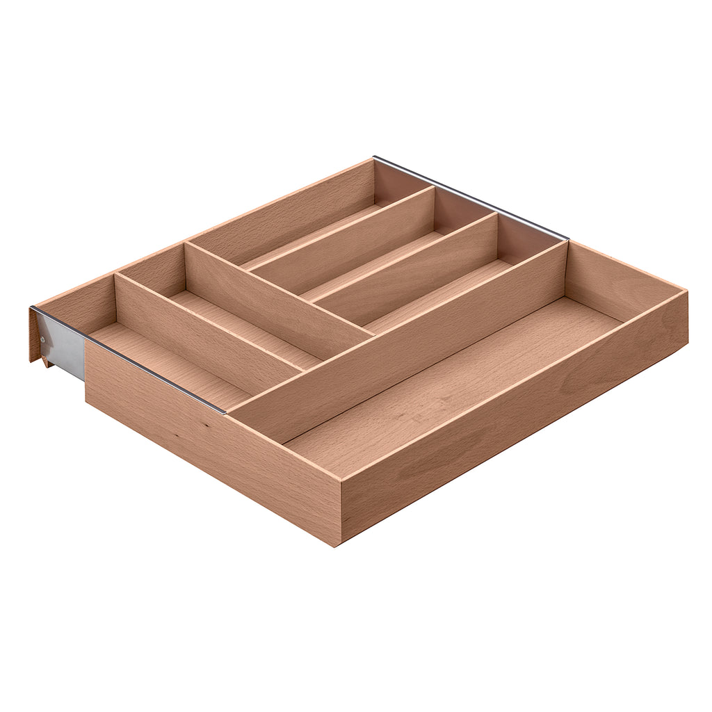 Flexible Timber Cutlery Insert Tray 450-700mm